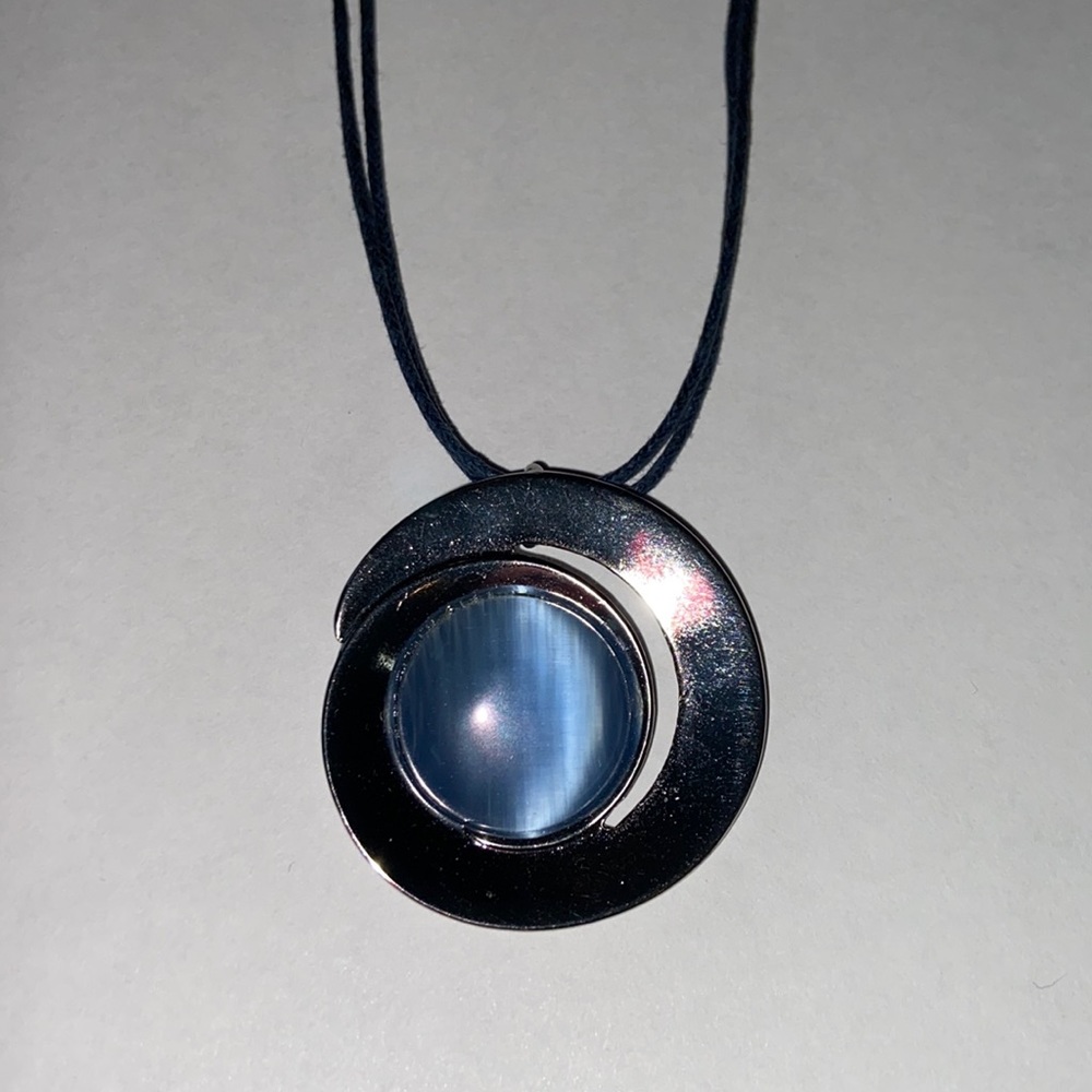 Necklace with large pendant